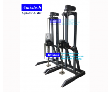 Máy khuấy hóa chất nâng hạ tự động lh 0934 535 949 Á Âu