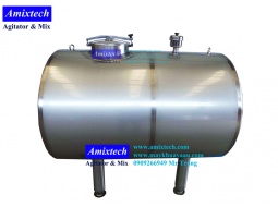 Bồn chứa inox nằm ngang Amix-B08