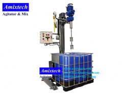 Máy khuấy hóa chất thùng ibc Amix-D19