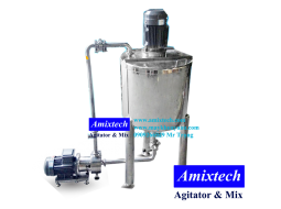 Bơm nhũ hóa mỹ phẩm 50 lít Amix-M02